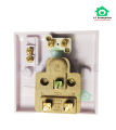 6 Pin Freeze/AC Combined Socket Stone ceramics Heavy Duty (Switch Socket) 16A 250V. 