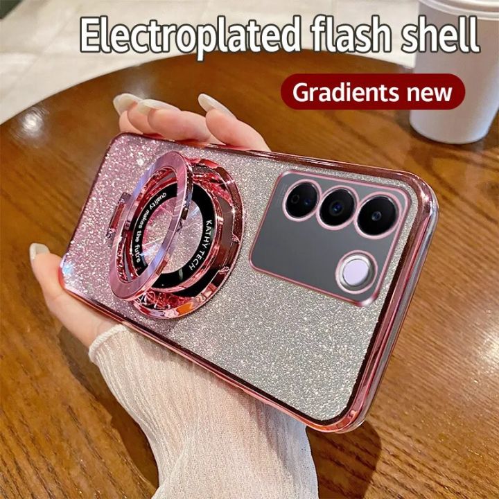 lthmy%20for%20Vivo%20v27e%20V2237%20casing%20electroplating%20soft%20glitter%20TPU%20phone%20back%20cover%20phone%20case%20magnetic%20bracket%20-%20Image%203