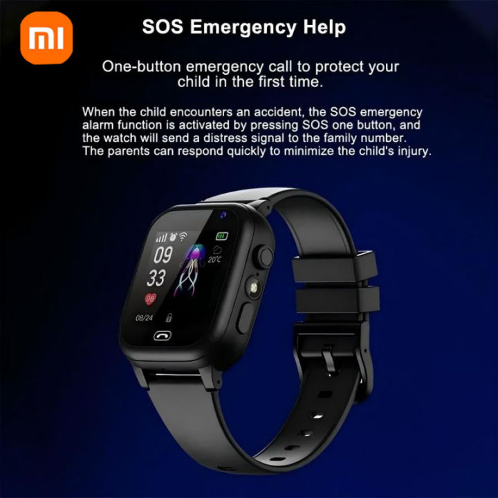 Xiaomi%20Kids%20Smartwatch%204G%20Wifi%20SOS%20GPS%20Location%20Video%20Call%20Analogue%20Card%20Waterproof%20Watch%20Camera%20Boys%20Girls%20Upgrade%20New%20Watch%20-%20Image%206