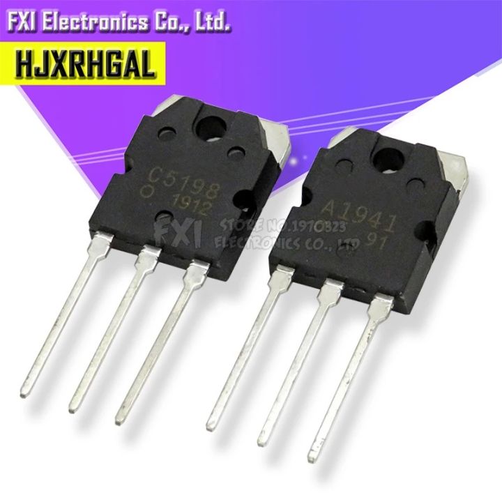 5PCS 2SC5198 2SA1943 tube sound audio TO-3P Transistor C5198 A1941 2SD1047 2SB817 D1047 B817