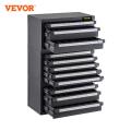 VEVOR Stackable Drill Bit Dispenser Organizer Cabinet 3 Pieces Kit 3/5-Drawer Workshop Hardware Auto Car Maintenance Storage Box.
