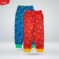 Boys Printed Elastic Waist Cotton Trouser Pant For Baby Boy From Levin.
