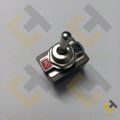Self-Lock Metal Toggle Switch 14mm Long Head AC 250V 3A 6 Pin 2 Positions SPST ON-OFF Miniature Toggle Latching Switch Self Locking Switch With 14mm Handle For Car Bus Truck CNG. 