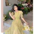 Nursing Dress Summer Chiffon Outdoor Fashion Hot Mom Nursing Loose Slimming Waist-Tight Women's Clothing Postpartum Clothes.