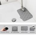 ECHIDNA Sink Splash Guard Anti-deformed Wrap-around Design Faucet Splash Guard.