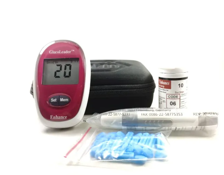 Glucoleader%20Enhance%20Blood%20Glucose%20Meter%20-%20Red%20-%20Image%202