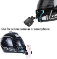 Helmet Chin Mobile Mount with Phone holder Motorcycle Helmet Stand for Action Camera and Phone. 