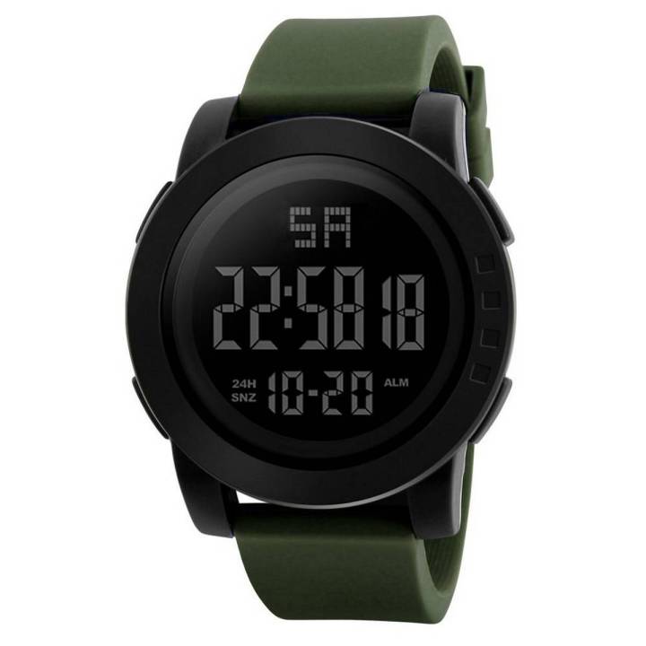 Luxury Men Analog Digital Military Army Sport LED Waterproof Wrist Watch