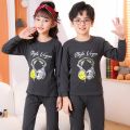 Boys Pajamas Children's Sleepwear for 6 8 10 12 Years Kids Pyjamas Cotton Animal Cartoon Homewear Girls Clothes Winter Nightwear. 
