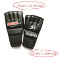 MMA Half Finger Boxing Fight Gloves Mitt Training Gloves for Adults Black 2.