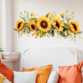 Sunflower Garden Wall Sticker For Bedroom Living Room Drawing Room Wall Decoration Sticker. 