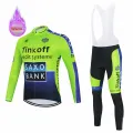 2022 Saxo Bank Tinkoff Winter Fleece Cycling Jersey Set Keep Warm Bike Clothing Mountian Bicycle Clothes Ropa Maillot Ciclismo. 