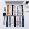 Ocean Band Compatible for Apple Watch 42mm 44mm 45mm 49mm, Adjustable Silicone Waterproof Sport Strap for Men and Women. 