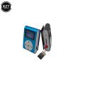 Portable Mini MP3 Player with LCD Screen Metal Clip USB MP3 Music Players Support SD TF Student Walkman. 