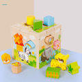 Shape Sorter Toy, Montessori Geometry Learning Intelligence Box, for Kids Toddlers.