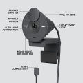 Logitech Brio 300 Full Hd Webcam with Privacy Shutter, Noise Reduction Microphone, USB-C, Certified for Zoom, Microsoft Teams, Google Meet, Auto Light Correction.