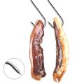 10Pcs Stainless Steel S Hooks with Sharp Tip Butcher Meat Hook Tool for Hot and Cold Smoking Sausage Grill Duck Hanging Hooks. 