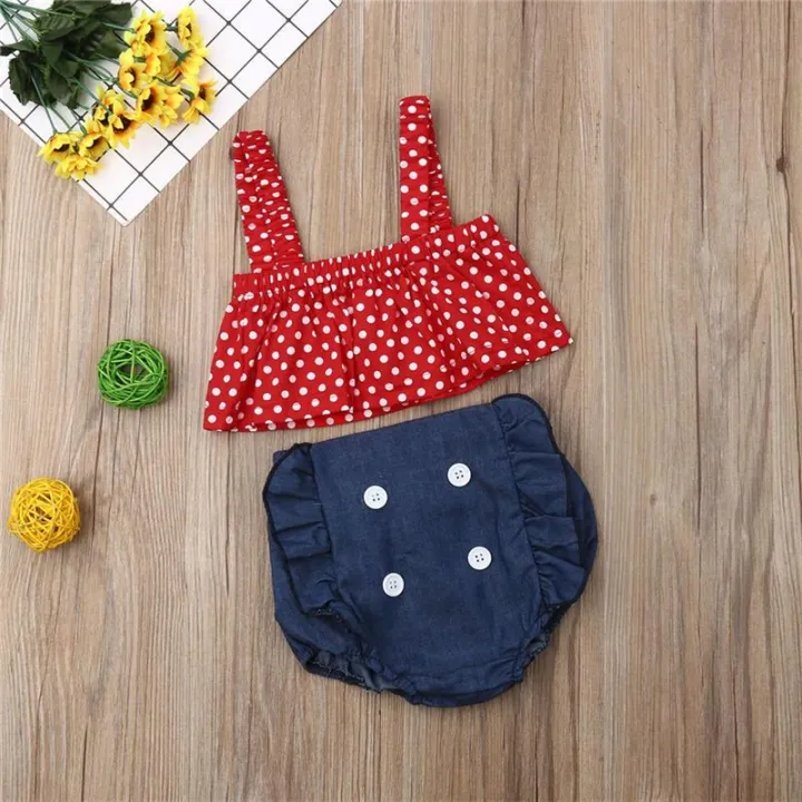 0-2T%20Summer%20Baby%20Clothes%20Set%20for%20Newborn%20Girls%20Outfits%202pcs%20Dot%20Suspender%20Top+Denim%20Bloomers%20Toddler%20Kids%20Infant%20Clothing%20Set%20-%20Image%204