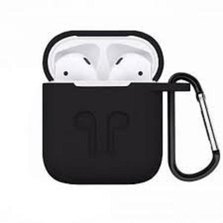 AIRPOD + COVER FOR APPLE AIRPODS [BLACK]
