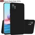 For Xiaomi Redmi Note 10 Pro Liquid silicone Soft Gel Rubber Shockproof Phone Case Back Cover.