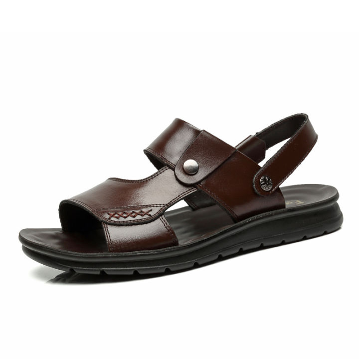 2024%20Summer%20Sandals%20Genuine%20Leather%20Men's%20Open%20Toe%20Beach%20Shoes%20King%20Size%20Soft%20Leather%20Sandals%20Size%2045%2046%20Size%2047%20Size%2048%20-%20Image%205