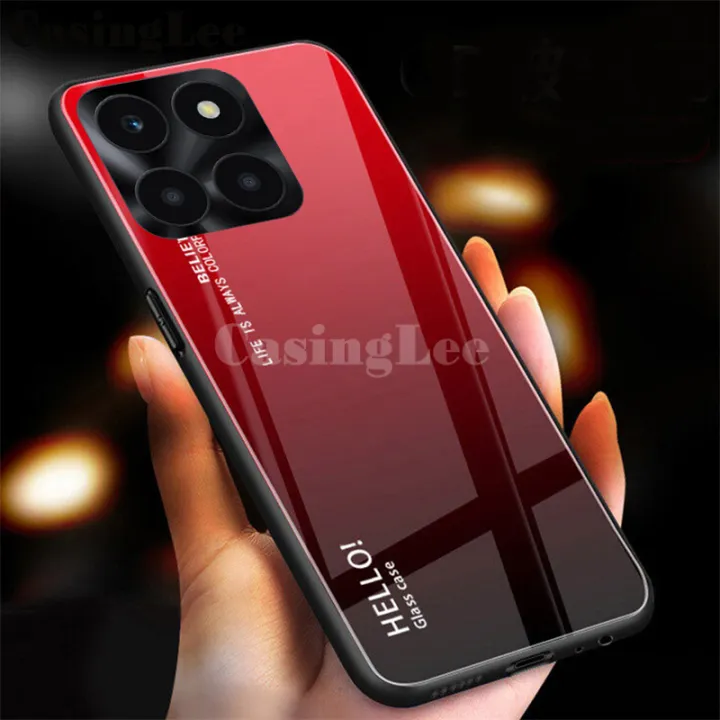 For%20Honor%20X6A%20case%20Gradient%20Mirror%20Tempered%20Glass%20Protector%20Hard%20Cover%20For%20Honor%20X6A%20Back%20Cover%20Phone%20Cases%20-%20Image%209