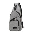 CALOFE Shoulder Bag Chest Bag for Men Waterproof USB Male Crossbody Bag Anti-Theft Short Travel Messenger Chest Sling Fashion Designer Chest Bag. 