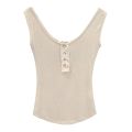 Korean Style Bodycon Chest-Highlight Micro Transparent Hot Girl Short Top Summer New Hot Girl Sling Vest Inner Match T Women's T-shirt ins.