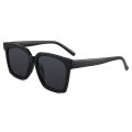 CONCHEN Big Black square sunglasses men PC sun glasses UV400 men's sunglasses good factory shade sunglasses 2024.