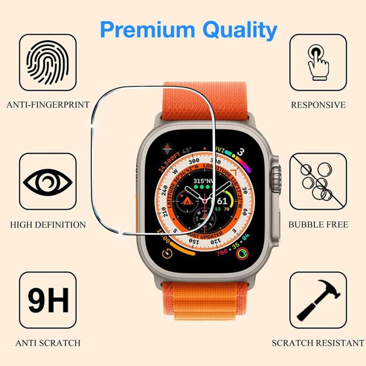 Tempered Glass Screen Protector for Apple Watch 8 Pro/Ultra 49MM (2022)