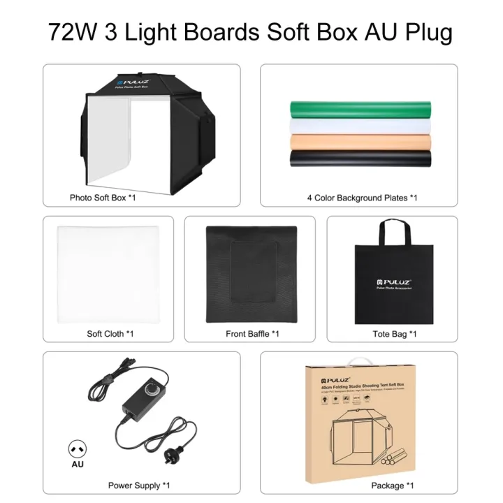 PULUZ%2040CM/16''%20Photo%20Studio%20Light%20Box%20Kit%20Softbox%20For%20Photography%204%20Colors%20Backdrop,Photography%20Lightbox%20For%20Studio%20-%20Image%207