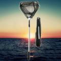 Fishing Hand Nets Telescopic Retractable FishingNet Telescopic Foldable Fishing Landing Net Aluminum Alloy Bird Fish Fly Catcher（1M5）. 