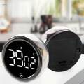 Digital Timer Volume Adjustable Timer Suction Mute Stopwatch 2 Modes. 