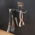 Rack Stainless Steel Roll Paper Holder Towel Stand Storage Rack Bathroom Organizer Self-adhesive Kitchen Toilet Paper Holder. 