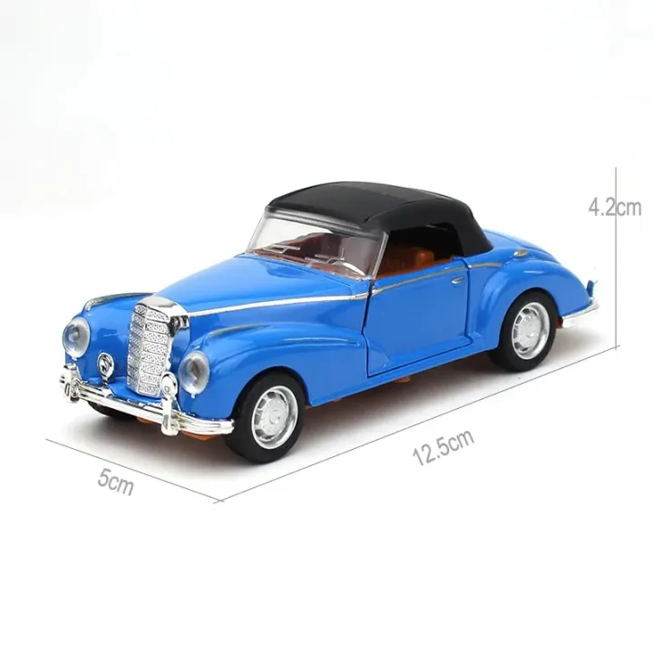 Classic%20Cars%201/32%20Scale%20Model%20Alloy%20Diecast%20Simulation%20Pull%20Back%20Convertible%20Vehicle%20Boy%20Kids%20Collection%20Toys%20Gift%20-%20Image%206