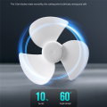 USB Fan DC5V Ceiling Fan 360 Degree Adjustment Low Noise Electric Fan Indoor Cooling Fan for Notebook. 