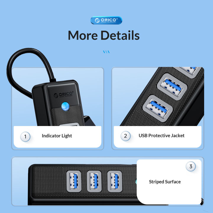 ORICO%20PW3UR-C3%204-Port%20USB%203.0%20Hub%20With%20Gigabit%20Ethernet%20RJ45%20Port%20-%20Image%207
