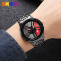Skmei 1990 men watch rotation wheel fashion creative waterproof stainless steel men quartz watch-1787 upgrade. 