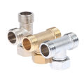 1PC Toilet Diverter Valve Copper G1/2" T-Valve Bidet Sprayer Shower Fitting.