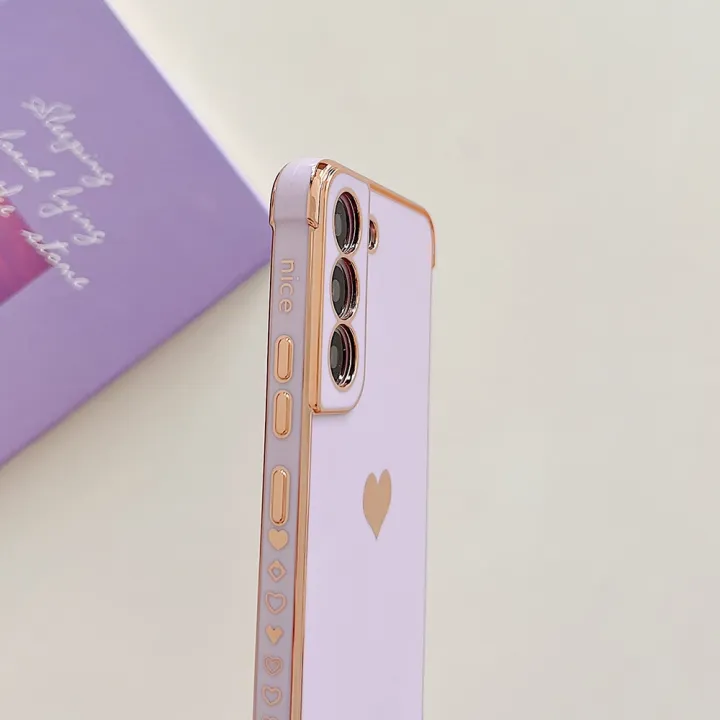Luxury%20Plating%20Soft%20Case%20For%20Samsung%20Galaxy%20S24%20S23%20S22%20S21%20S20%20FE%20A53%20A23%20A13%20A52%20A14%20A54%20Love%20Heart%20Shockproof%20Cover%20-%20Image%205
