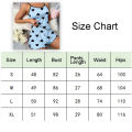 Two-Piece Heart Print Women's Pajamas Purple Blue Casual Homewear Comfortable Heart Print Pajama Sleepwear Set Heart Print Ice.