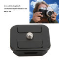 Universal Quick Release Plate Clamp for Camera Quick Release System QR Plate. 