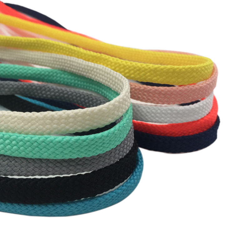 YUNTOUNIAO%207mm%20Flat%20Tubular%20Shoelace%20Styles%20Athletic%20Sports%20Sneakers%20Bootlace%20Multi%20Color%20Polyester%20Shoestring%20For%20Sporting%20Boots%20-%20Image%202