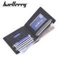 New Men's Short Wallet Korean Youth Business Multiple Card Wallet. 