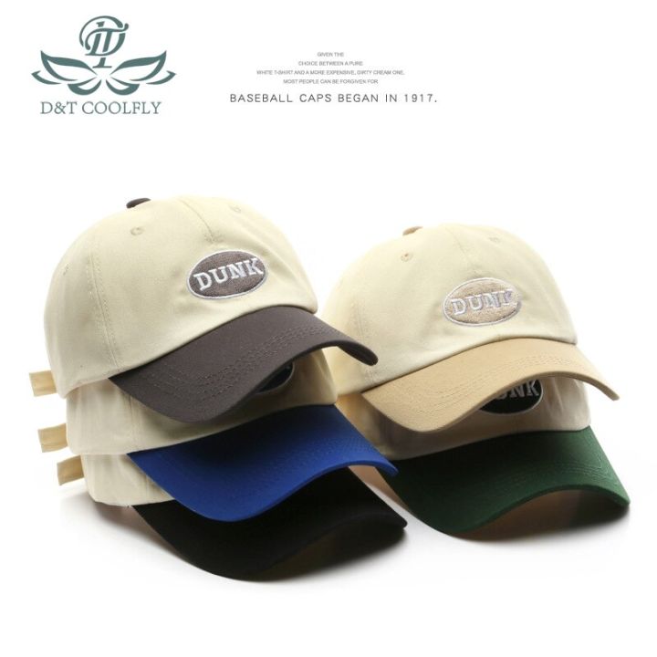 D T 2022 New Fashion Baseball Cap Women Men Versatile Unisex Cotton Material Adjustable DUNK Logo Sun Protection Quality Hat Cap