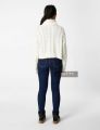 Ladies High waisted skinny jeans blue. 