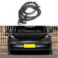 Car Front Bumper Reversing Radar Wiring Harness 2067958-01-B Without Fog Light Interface Accessories for Tesla Model 3 2021-2023. 