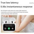 A11 Pro TWS Wireless Earbuds Touch Control LCD Screen Earphone with ENC Noise Cancelling Super Bass Premium Sound Long Battery Bluetooth Earbdus.