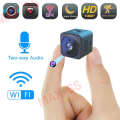 [4K HD Good quality]Mini with vioce Two-way intercom cctv for home wireless mini camera 1080p Hd 4k Mini Video X6d Wifi Wireless Hidden Cctv Security Spy Camera Voice Recorder Phone Connect X6D. 