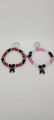 Spiderman Miles Morales Bracelet Gwen Stacy Set of Two Matching Couple Beaded Bracelets. 